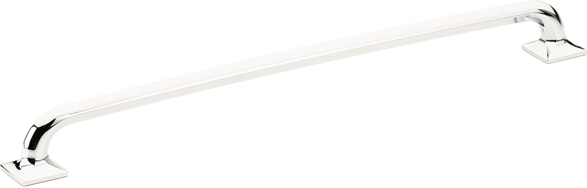 Northport Pull, Square Bases, Polished Chrome, 12'' cc 209-26