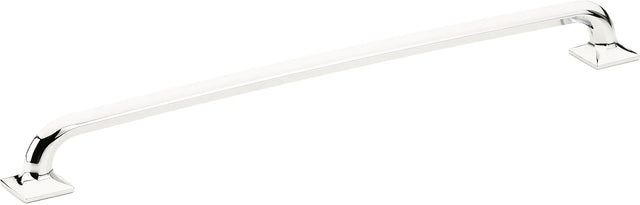 Northport Pull, Square Bases, Polished Chrome, 12'' cc 209-26