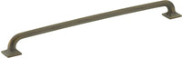 Northport Pull, Square Bases, Ancient Bronze, 12'' cc 209-ABZ
