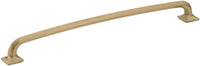 Northport Pull, Square Bases, Brushed Bronze, 12'' cc 209-BBZ