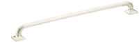 Northport Pull, Square Bases, Brushed Nickel, 12'' cc 209-BN