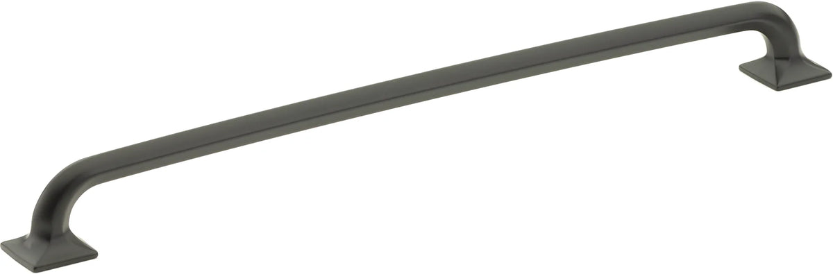 Northport Pull, Square Bases, Matte Black, 12'' cc 209-MB