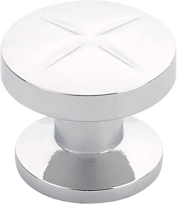 Northport Knob, Round, Polished Chrome, 1-3/8'' dia 210-26