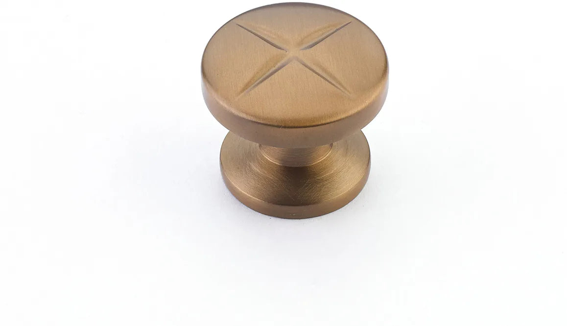 Northport Knob, Round, Brushed Bronze, 1-3/8'' dia 210-BBZ