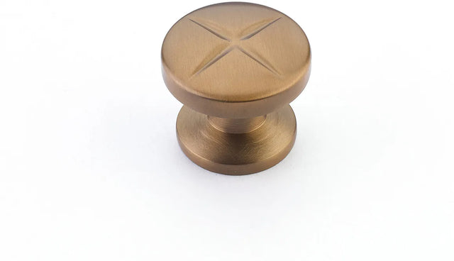 Northport Knob, Round, Brushed Bronze, 1-3/8'' dia 210-BBZ
