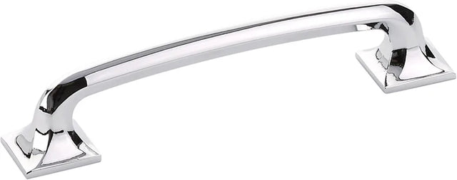 Northport Pull, Square Bases, Polished Chrome, 5'' cc 216-26