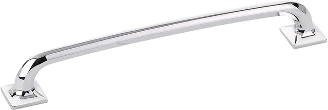 Northport Pull, Square Bases, Polished Chrome, 8'' cc 217-26