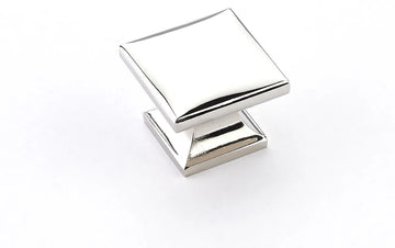 Northport Knob, Square, Polished Nickel, 1-3/8'' 219-PN