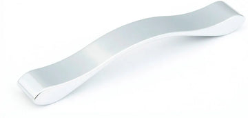 Wave Pull, Matte Chrome, 160 mm cc 244-160-M26