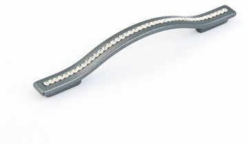 Skyevale Pull, Milano Silver with Crystals, 128/160 mm cc 302-MSV