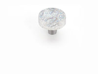 Ice Knob, Round, Clear Pearl, 1-1/2'' dia 31-PCL