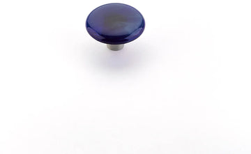Ice Knob, Round, Sapphire Silk, 1-1/2'' dia 31-SPS