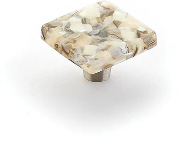Ice Knob, Square, Sable Pebbles, 1-1/2'' 34-SBP