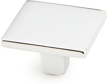 Armadio Knob, Square, Polished Chrome, 1-3/8'' 360-26