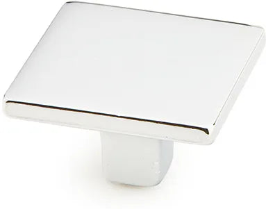 Armadio Knob, Square, Polished Chrome, 1-3/8'' 360-26