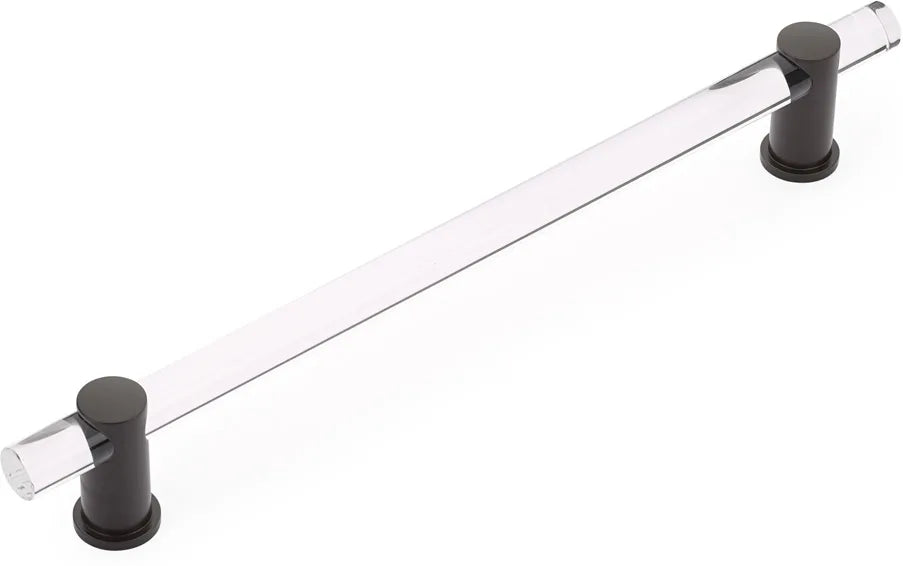 Lumiere Appliance Pull, NON-Adjustable Clear Acrylic, 12'' cc