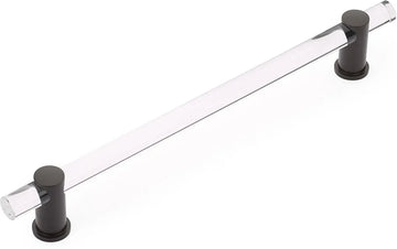 Lumiere Appliance Pull, NON-Adjustable Clear Acrylic, 12'' cc