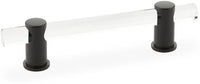 Lumiere Pull, Adjustable Clear Acrylic, 4'' cc