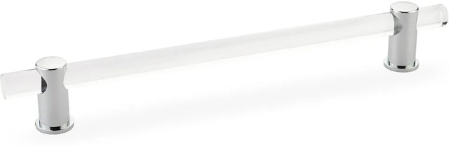 Lumiere Pull, Adjustable Clear Acrylic, Polished Chrome, 8'' cc 408-26