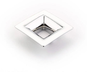 Finestrino Pull, Flared Square, Polished Chrome, 32 mm cc 440-26