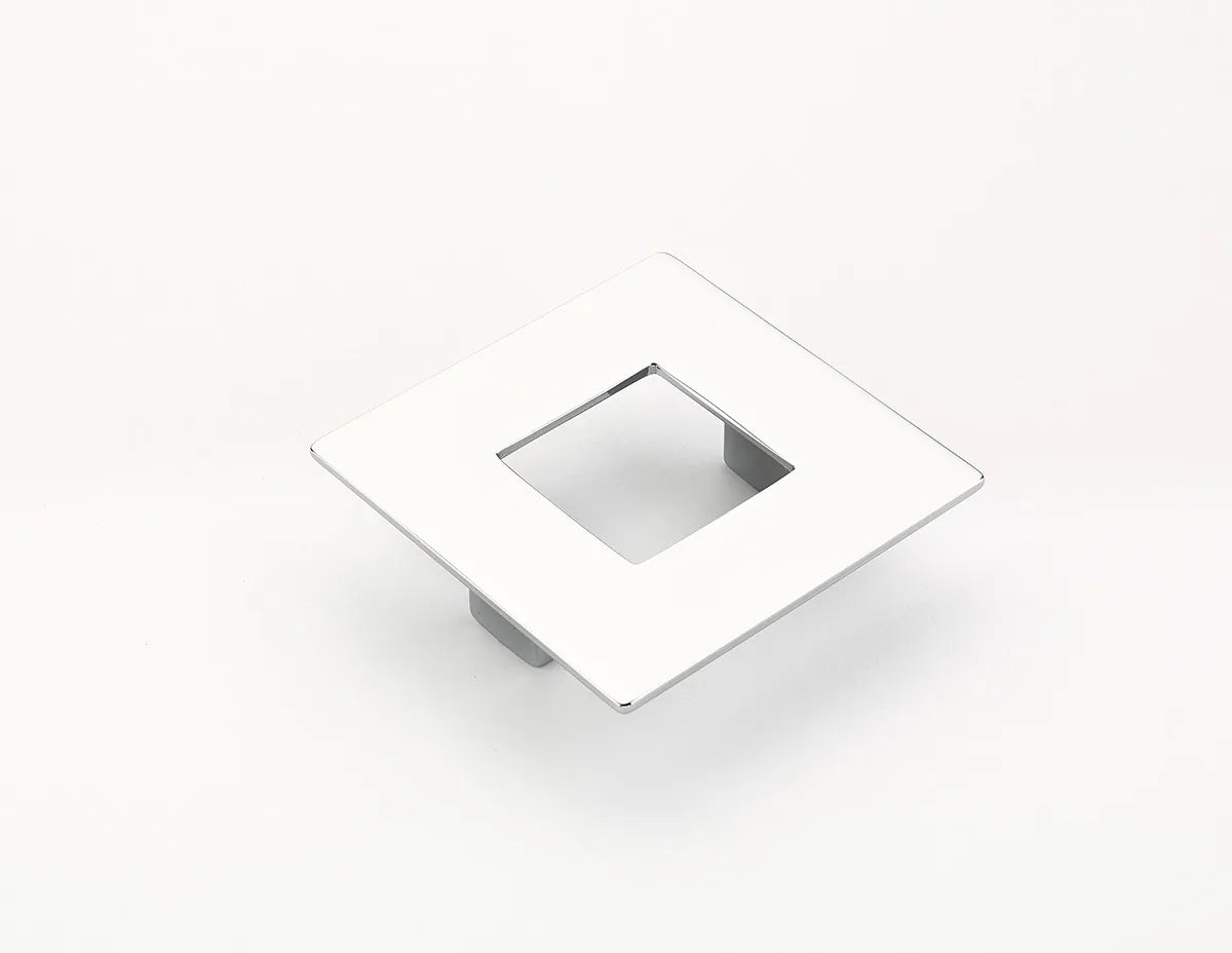 Finestrino Pull, Square, Polished Chrome, 64 mm cc 443-26