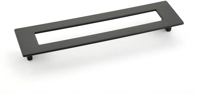 Finestrino Pull, Rectangle, Matte Black, 192 mm cc 446-MB