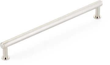 Pub House Pull, Knurled, Polished Nickel, 8'' cc 5008-PN