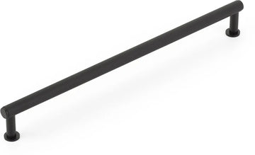Pub House Pull, Knurled, Matte Black, 10'' cc 5010-MB
