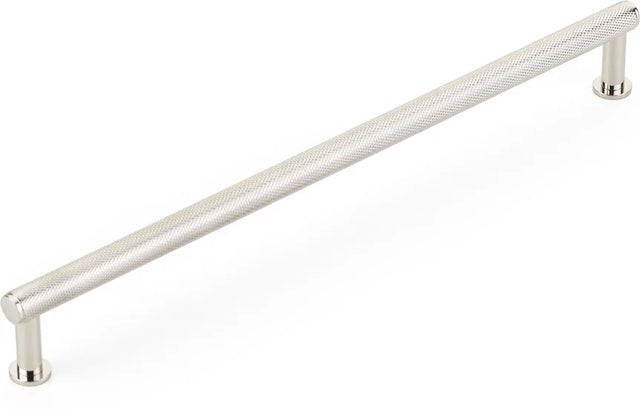 Pub House Pull, Knurled, Polished Nickel, 10'' cc 5010-PN