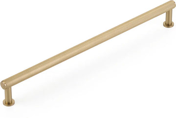 Pub House Pull, Knurled, Signature Satin Brass, 10'' cc 5010-SSB