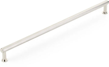 Pub House Pull, Knurled, Polished Nickel, 12'' cc 5012-PN