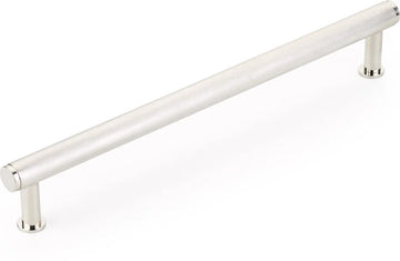 Pub House Appliance Pull, Knurled, Polished Nickel, 12'' cc 5012A-PN
