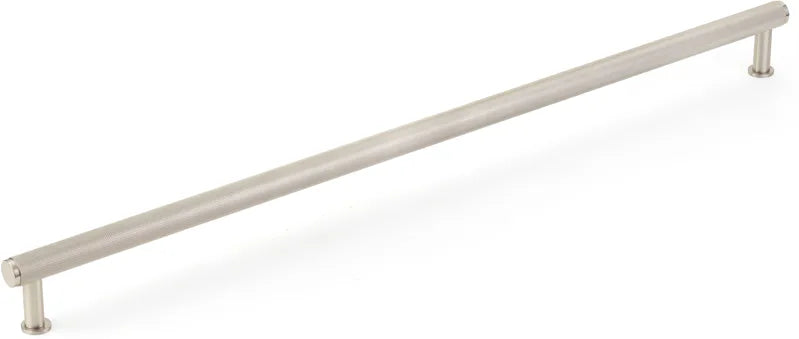 Pub House Appliance Pull, Knurled, Brushed Nickel, 24'' cc 5024A-BN