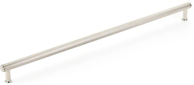 Pub House Appliance Pull, Knurled, Polished Nickel, 24'' cc 5024A-PN