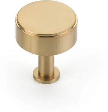 Pub House Knob, Signature Satin Brass, 1-1/4'' dia 5102-SSB