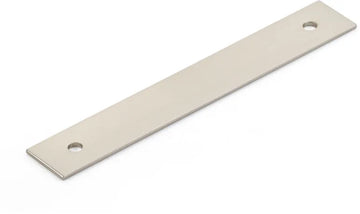 Pub House Backplate for Pull, Brushed Nickel, 4'' cc 5104B-BN