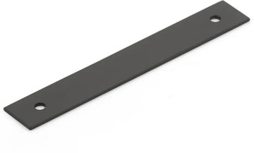 Pub House Backplate for Pull, Matte Black, 4'' cc 5104B-MB