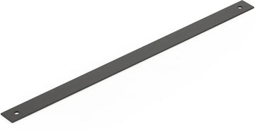 Pub House Backplate for Pull, Matte Black, 12'' cc 5112B-MB