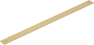 Pub House Backplate for Pull, Signature Satin Brass, 12'' cc 5112B-SSB
