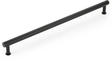 Pub House Appliance Pull, Matte Black, 18'' cc 5118A-MB