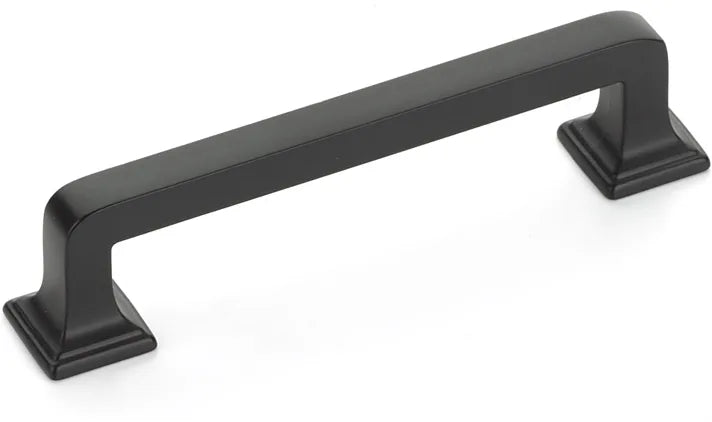 Menlo Park Pull, Matte Black, 3-1/2'' cc 522-MB