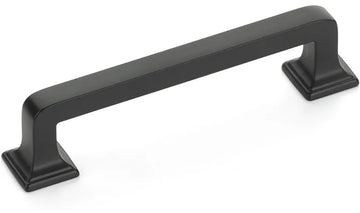 Menlo Park Pull, Matte Black, 3-1/2'' cc 522-MB