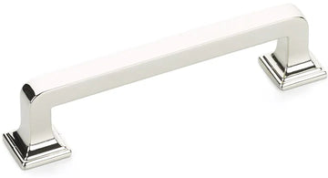 Menlo Park Pull, Polished Nickel, 3-1/2'' cc 522-PN