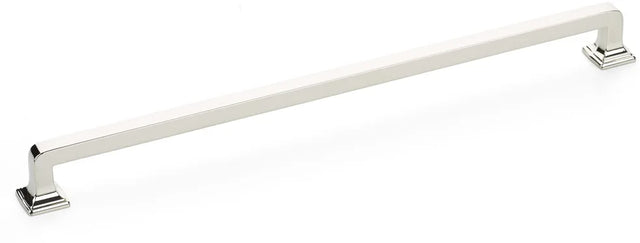Menlo Park Pull, Polished Nickel, 12'' cc 525-PN