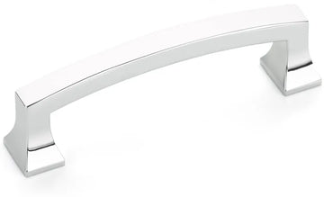 Menlo Park Pull, Arched, Polished Chrome, 3-1/2'' cc 526-26