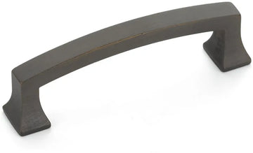 Menlo Park Pull, Arched, Ancient Bronze, 3-1/2'' cc 526-ABZ