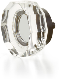 City Lights Large Multi-Sided Glass Knob, Oil Rubbed Bronze, 1-3/4'' dia 53-10B