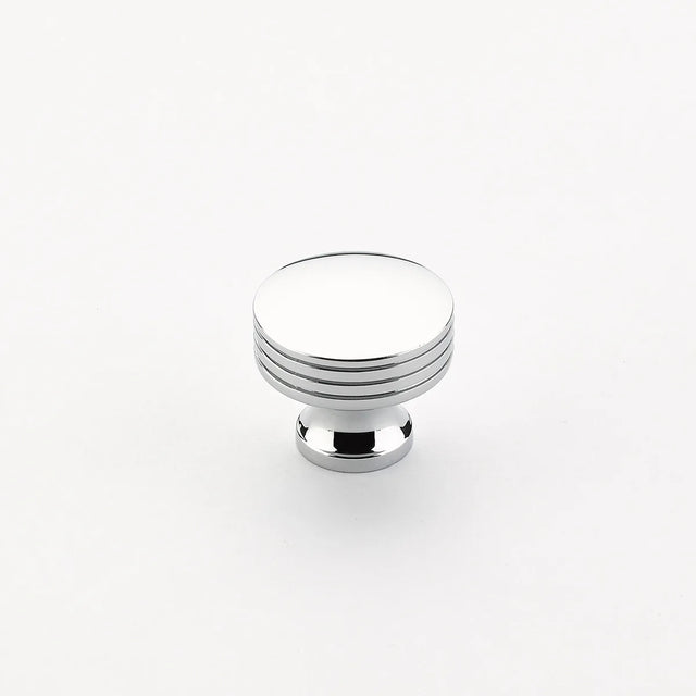 Menlo Park Knob, Round, Polished Chrome, 1-1/4'' dia 532-26
