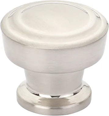 Menlo Park Knob, Round, Brushed Nickel, 1-1/4'' dia 533-BN
