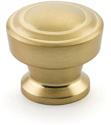 Menlo Park Knob, Round, Signature Satin Brass, 1-1/4'' dia 533-SSB